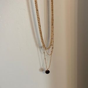 Gold layered necklace